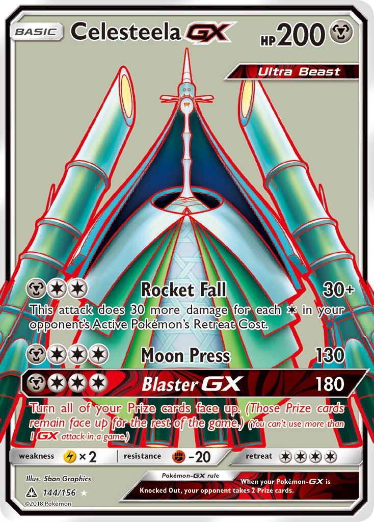 Pokémon Tcg: Celesteela Gx (144/156) - Sm5 Ultra Prisma em