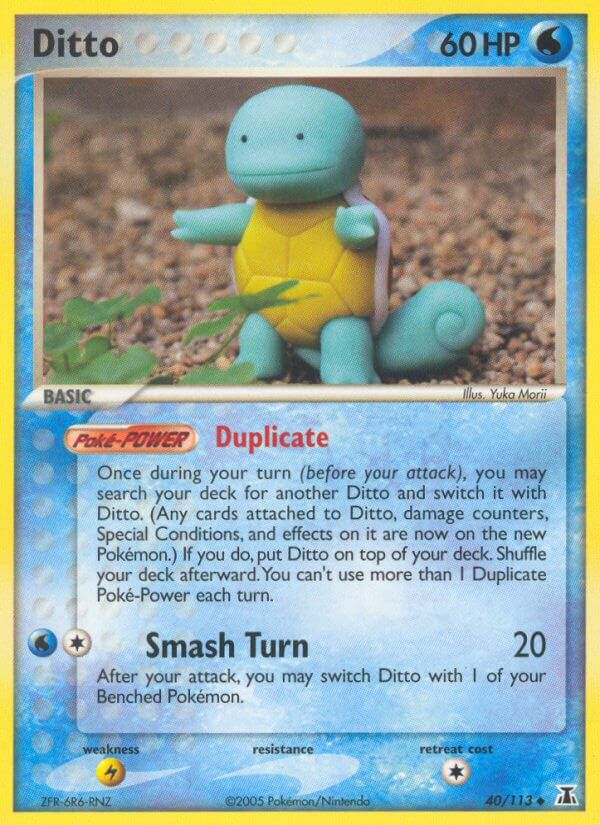 Check the actual price of your Ditto Topps Pokemon card on