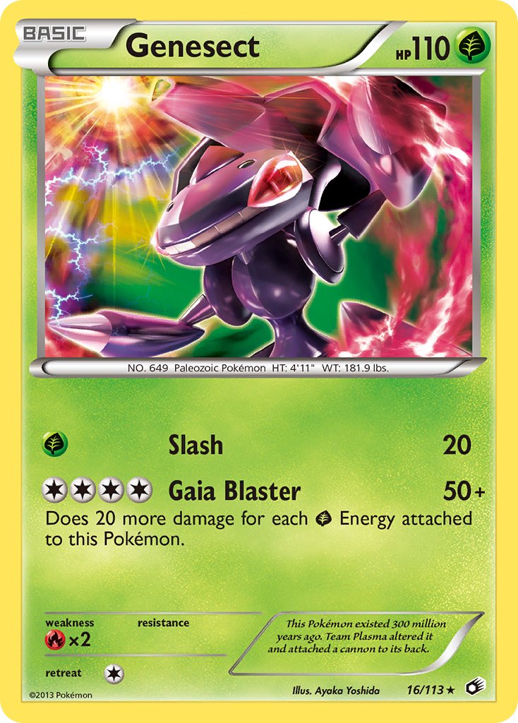 Pokemon - Genesect-EX (11) - Plasma Blast - Holo 