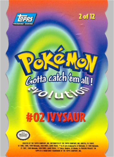 Check the actual price of your Ivysaur Topps Pokemon card on