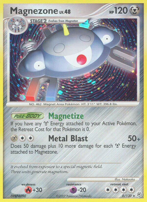 PrimetimePokemon's Blog: Pokemon Card of the Day: Metal Type Magnezone  (Stormfront)