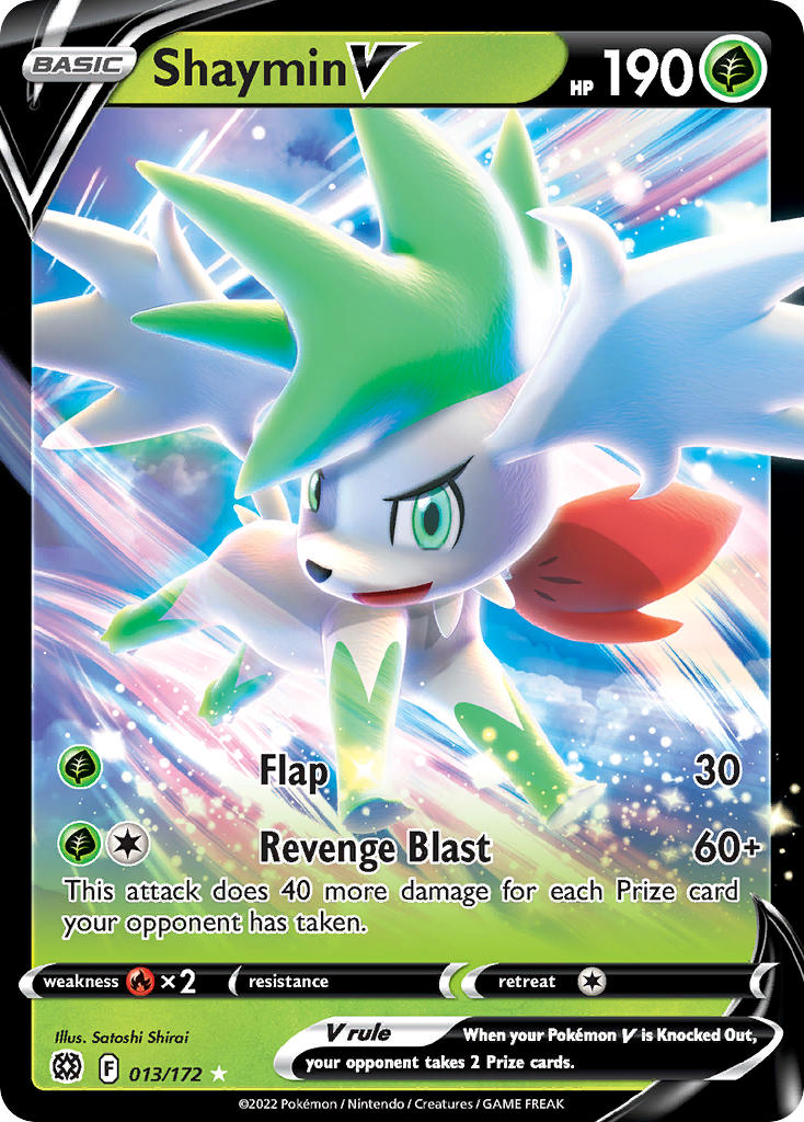 Shaymin V (013/172) [Prize Pack Series Two] – Black Swamp Games