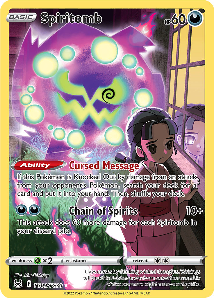 Spiritomb #129/198 Scarlet & Violet Uncommon Pokemon 2023 TCG Card