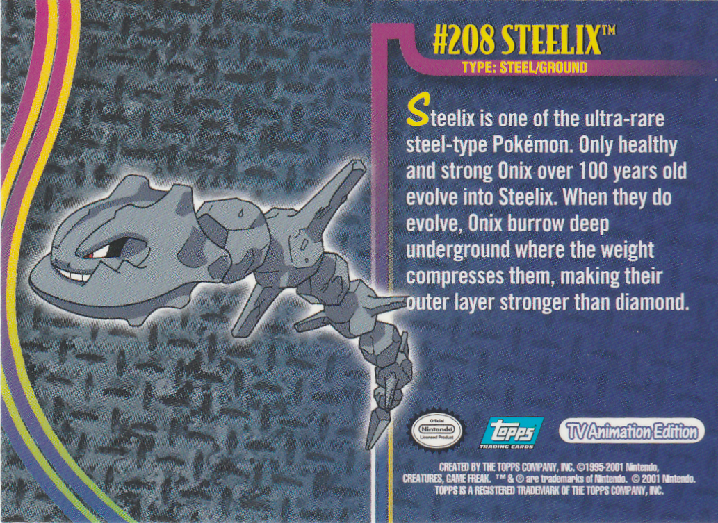 Onix Evolves into Steelix! - Pokemon Evolution Animation 