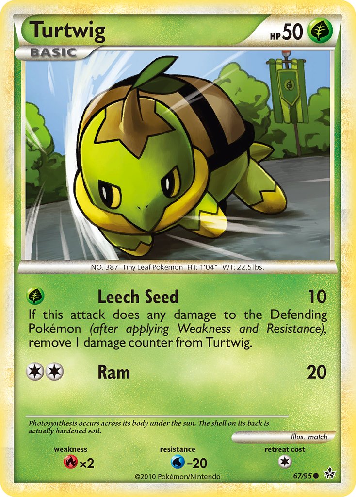 Turtwig Diamond & Pearl Pokemon Card