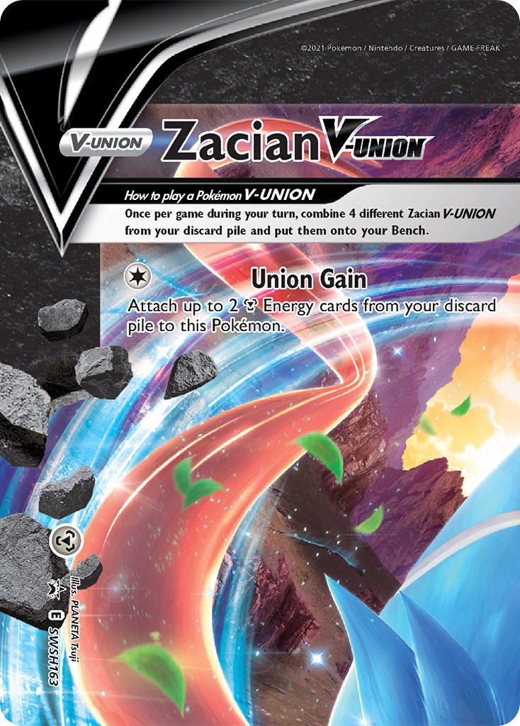 Check the actual price of your Zacian V-UNION SWSH166 Pokemon card