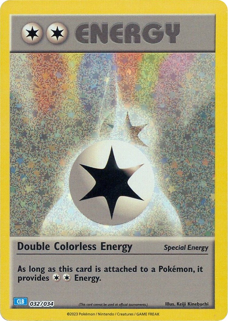 Double Colorless Energy