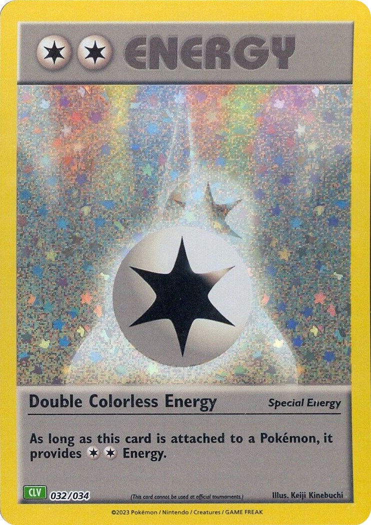 Double Colorless Energy